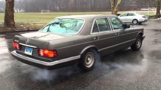 Mercedes 380SE Burnout