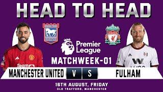 MANCHESTER UNITED vs FULHAM | Prediction & Head to Head Stats | Matchweek 1 | MUN vs FUL | EPL