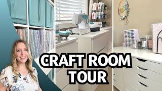 Craft Room Tour + Creative Organization Solutions