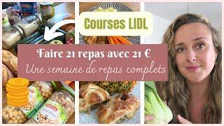 Manger avec 1€ par repas | Une semaine d'idées repas à petit budget en pleine inflation | JOUR 1