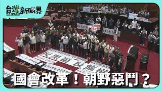 【台灣新眼界】20240521 國會改革！朝野惡鬥？藍白：日頭照國會！綠：民主已死！政治空轉？