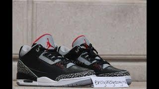 Nike Pairs Air Jordan 3 OG Black Cement 2018 Version From EveryonesYeezy.ru