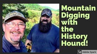 Metal Detecting the Blue Ridge Mountains with History Hound Detecting!