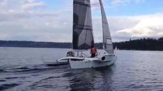 Bieker Proa Training Sail