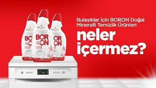 Bulaşıklar İçin BORON Doğal Mineralli Temizlik Ürünleri Neler İçermez?