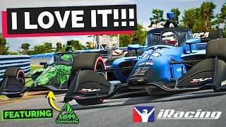 iRacing INDYCAR top split is INTENSE!!!