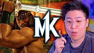 MORTAL KOMBAT 1 - NEW Conan the Barbarian Teaser Trailer [REACTION]