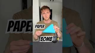 I Tested Paper Bomb Hack  #paper #origami #hack #tricks #papercrafts #diy #diycrafts #tutorial