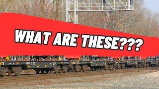 What kind of locomotives are these??? What country are they going to??? Why are they on flat cars???