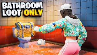 The BATHROOM LOOT *ONLY* Challenge in Fortnite!