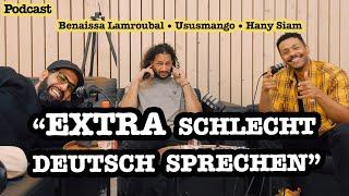 EXTRA SCHLECHT Deutsch sprechen für AUSLÄNDER? | PEINLICHER Musik-Geschmack! | RebellComedy Podcast