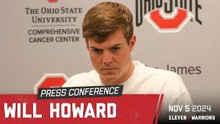 Will Howard reflects on his game against Penn State, his leadership style