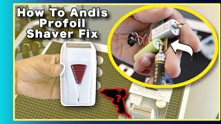 How To Fix Andis profoil lithium titanium Foil Shaver Power + SECRET 2020