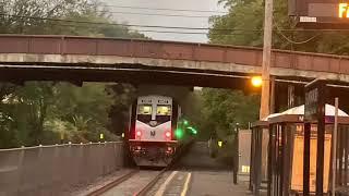 A few NJT trains at Fanwood, NJ 10/13/21