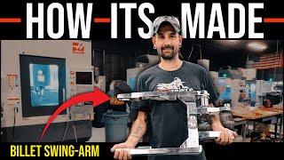 How we make a Billet Dirt Bike Swing-arm