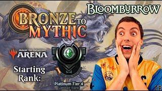  Bronze To Mythic: Episode 7 - Starting Rank: Platinum 4 - MTG Arena:  Bloomburrow Draft 