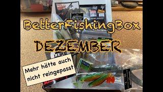 Fisch verliebt - BetterFishingBox Dezember 2020 unboxing! Warum ist der Karton so klein?!