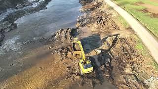 Heavy Equipment in Action: Rebuilding Roads & Rivers After Hurricane Helene