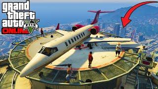 ¡RETO ATERRIZAR AVIONES EN EL EDIFICIO MÁS ALTO DE GTA V!