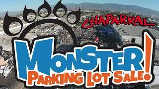 2023 Chaparral Motorsports Monster Parking Lot Sale Oct 7.