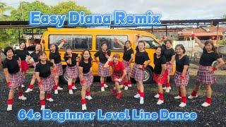 Easy Diana Remix Line Dance~Beginner Level~Choreographer by Junghye Yoon (Korea)