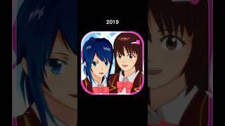 Sakura school simulator game icon from 2018 to 2024| #sakuraschoolsimulator #sakuraschool #viral