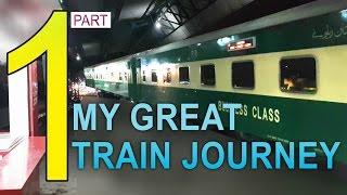 Part 1: My journey on Greenline Express Train from Karachi to Rawalpindi - 4K video