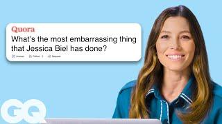 Jessica Biel Replies to Fans on the Internet | Actually Me | GQ