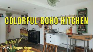 99 Colorful Boho Kitchen Modern Kitchen Decor Ideas