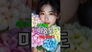 수국을 닮은 사람들/삶에도 색이 있다 #마음의소리로쓰는글 #명언