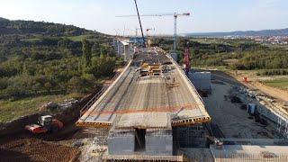 Autostrada A1 Sibiu Pitești lot 1 Sibiu Boita Viaduct Tălmăcel km12 în 16 09 2021