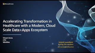 HLS Data AI & Apps Roadshow: Accelerating Transformation in Healthcare with a Modern Cloud Ecosystem