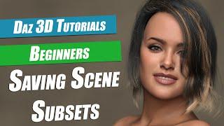 Daz 3D Beginners Tutorial : Saving Character Subsets