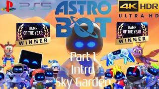 ASTRO BOT: Part 1: Intro & Sky Garden (PS5) (4KHDR)