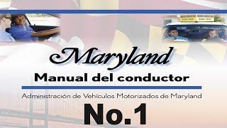 2022 Manual del conductor de Maryland parte 1