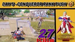 90fps Pubg || 27 kills Conqueror Rank Push || IPad Pro M1 || PG1994 Gaming 