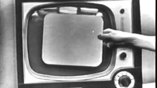 Vintage old 1950's Westinghouse 17" Lynwood Television TV Commercial 1950