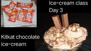 KitKat chocolate icecream ||#icecreamrecipe#homemadeicecream#platesofflavorbysoma