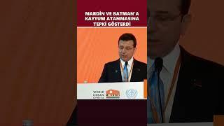 Ekrem İmamoğlu Mardin ve Batman'a Kayyum Atanmasına Tepki Gösterdi