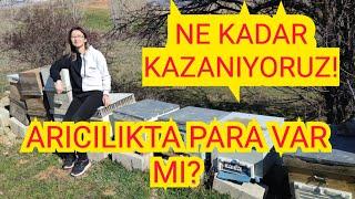 ARICILIKTA PARA VAR MI/NE KADAR KAZANIYORUZ?(25/02/2024)#arı#arıcılık#bee#beekeeper#yalvaç#isparta