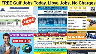 FREE Gulf Jobs Today! Europe jobs, gulf jobs 2025, dubai jobs, Kuwait jobs, Israel jobs, Oman jobs