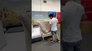 How to air your bed easy #bed #tradeshow #shorts