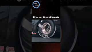 Drag car tire at launch #cars #car #automotive #automobiles #dragrace  #carporn #musclecar  #shorts
