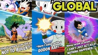 GLOBAL! ALL NEW Z FIGHTERS, GOHAN & ICARUS + DAIMA MINI GOKU & VEGETA SUPER ATTACKS! Dokkan Battle