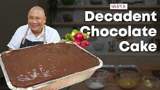 Decadent Chocolate Cake | Chef Tatung