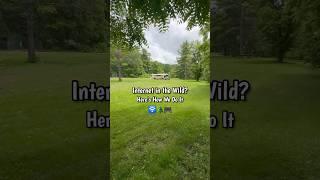 High speed internet from the middle of nowhere  #internet #streaming #offgrid #gaming #twitch