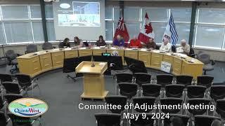 City of Quinte West - Committee of Adjustment Meeting, May 9th, 2024