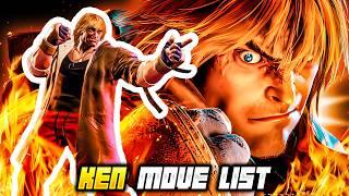 KEN MOVE LIST - Street Fighter 6 (SF6)