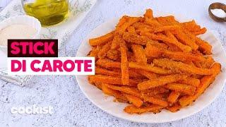 Stick di carote: speziate e croccanti da fare al forno!