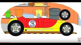 Cartoni animati - Coloriamo insieme - LE AUTO LEGENDARIE, PRIMA PARTE.